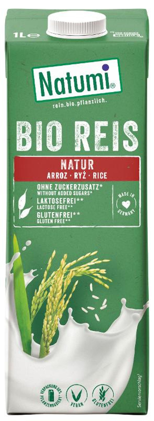 Produktfoto zu Reisdrink Natural  1 L