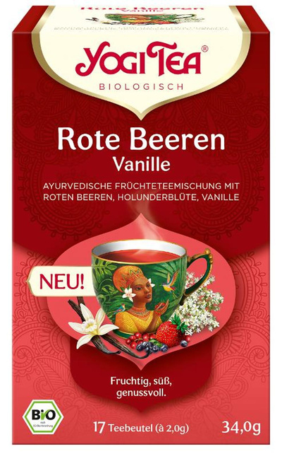 Produktfoto zu Yogi Tea Rote Beeren Vanille