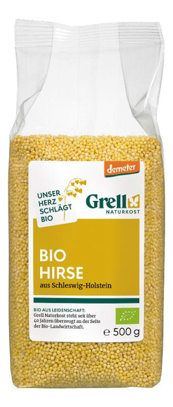 Produktfoto zu Bio Hirse aus Schleswig Holstein 500 g