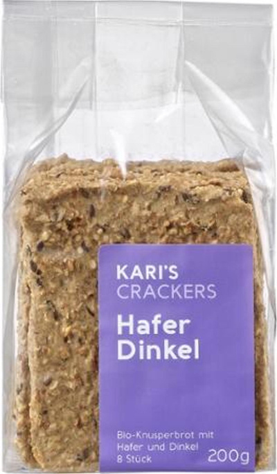 Produktfoto zu Kari's Crackers Hafer Dinkel