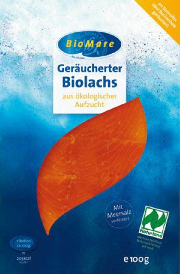 Produktfoto zu Bio Mare Lachs geräuchert 100g