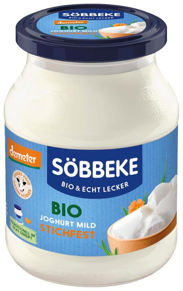 Produktfoto zu Bio Joghurt mild Demeter stichfest 3,8 % Fett
