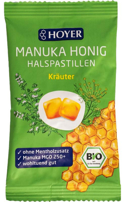 Produktfoto zu Manuka Halspastillen