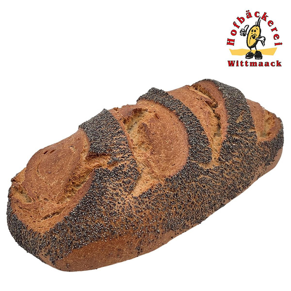 Produktfoto zu Dinkel-Mohnbrot hell 750g