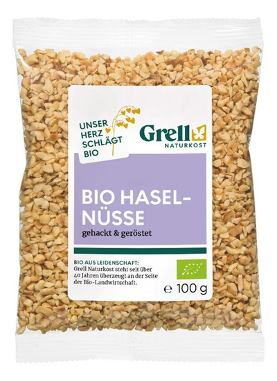 Produktfoto zu Haselnusskerne, gehackt, gerös