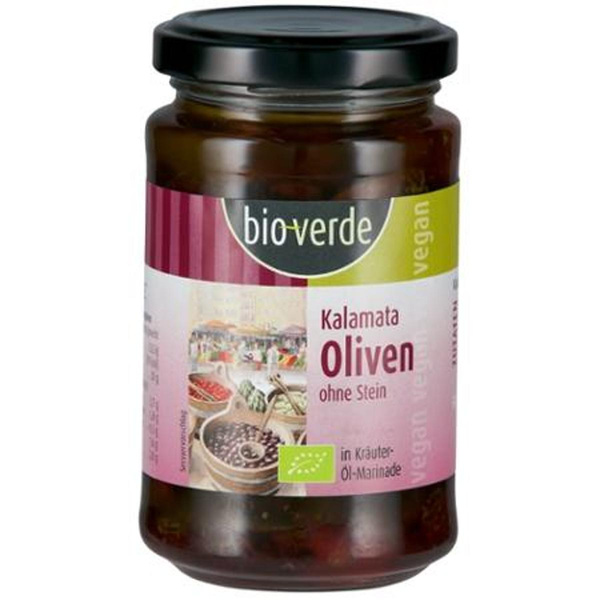 Produktfoto zu Oliven schwarz mariniert