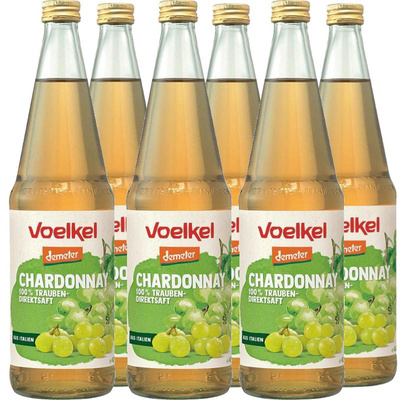 Produktfoto zu Chardonnay 100% Trauben-Direktsaft 6* 0,7 L