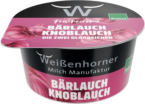 Produktfoto zu Bioland FrischeCreme Bärlauch Knoblauch 150 g