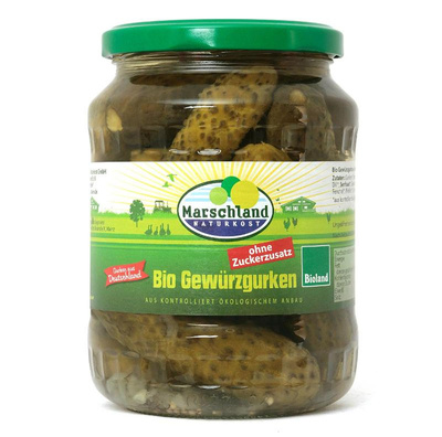 Produktfoto zu Gewürzgurken ohne Zucker