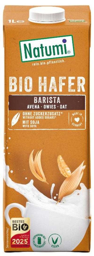 Produktfoto zu Haferdrink Barista, ohne Zuckerzusatz 1l