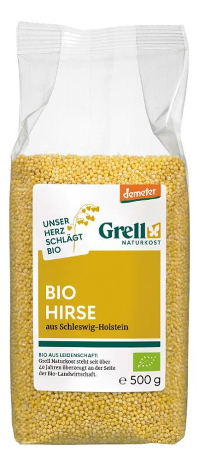 Produktfoto zu Bio Hirse aus Schleswig Holstein 500 g