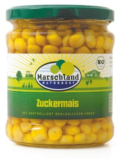 Produktfoto zu Zuckermais im Glas 360 g