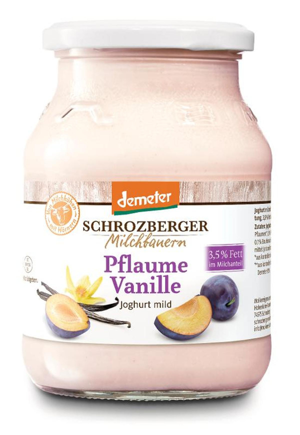 Produktfoto zu Fruchtjoghurt Pflaume Vanille