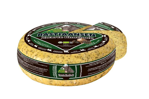 Produktfoto zu Schnittkäse, Gouda Schwarzer Knoblauch