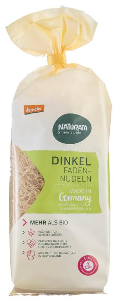 Produktfoto zu Dinkel Fadennudeln hell