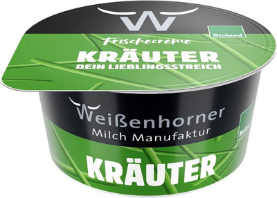 Produktfoto zu Bioland FrischeCreme Kräuter 150 g