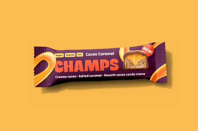 Produktfoto zu Kakao Karamel Schokoriegel