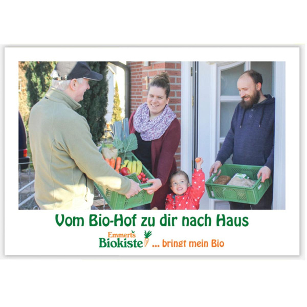 Produktfoto zu Flyer von Emmerts Biokiste