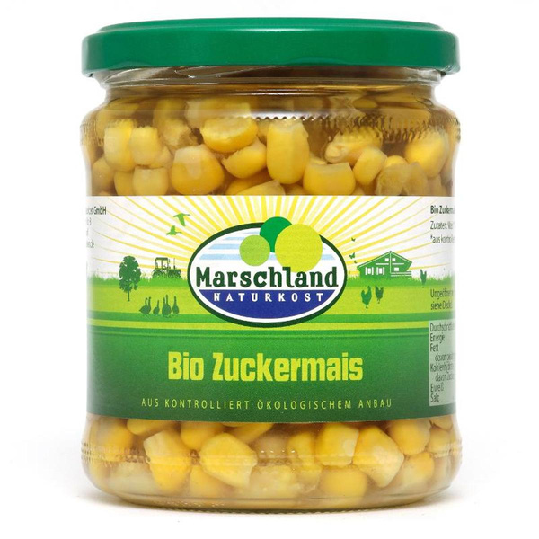 Produktfoto zu Zuckermais im Glas 360 g
